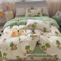 Jungle exploration bed sheet cover bedding pillowcase set